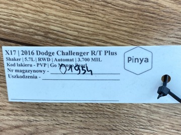 Ramię wycieraczki Dodge Challenger 2015+ USA