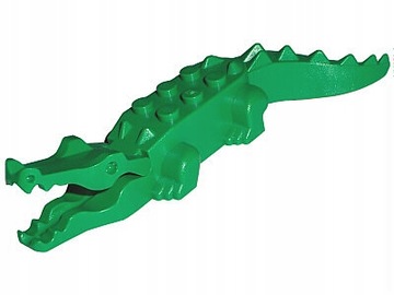 LEGO krokodyl aligator 6026c01 zielony
