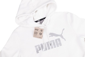 BLUZA DAMSKA PUMA ESS+ METALLIC LOGO KANGURKA r 2XL