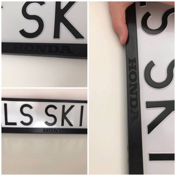 Рамка номерного знака HONDA / 2 шт.