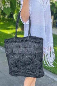 Pleciona torba shopper plażowa kosz Maxi Hawaii C