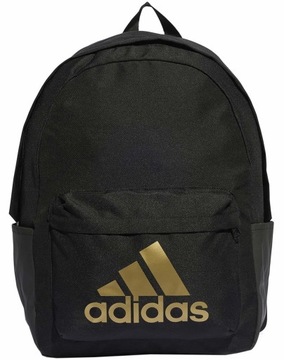 Adidas plecak szkolny klasyk męski czarno-złoty A4