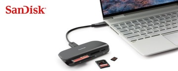 SanDisk UHS-I UHS-II USB-C устройство чтения карт памяти SD