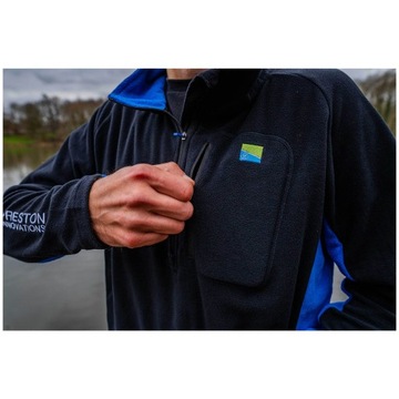 Толстовка Preston из микрофлиса для рыбалки на молнии, размер L