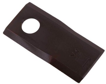 Nóż. nożyk kosiarka lewy 105x48x4mm otwór 20 zastosowanie 6801410 Kuhn WAR