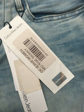 Calvin Klein jeansy błękitne