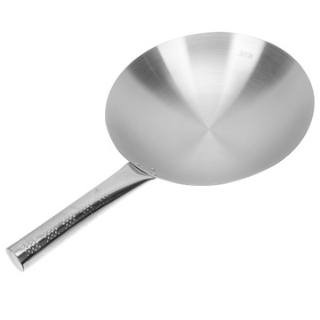 Patelnia Wok ze stali nierdzewnej Mini Pow