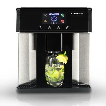 Льдогенератор KREXUS 2в1 15кг/24ч 150Вт INOX