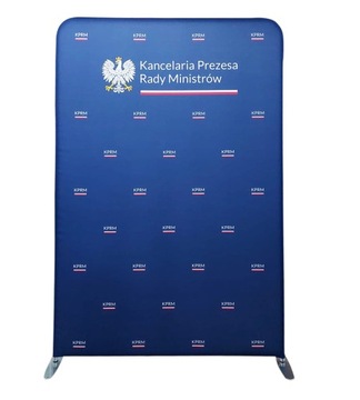 Ścianka Reklamowa Tekstylna 150x230 Nadruk Projekt