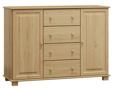 KOMODA SOSNOWA DREWNIANA nr42 sosna MEBLE MAGNAT
