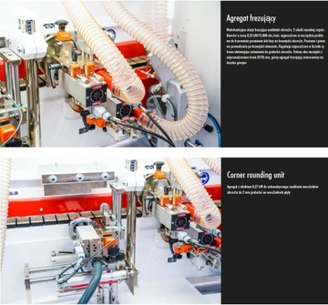 LANGE B90KFE КРОМКООБЛИЦОВОЧНЫЙ СТАНОК | предварительное фрезерование + углы + скребки + напыление | без SCM