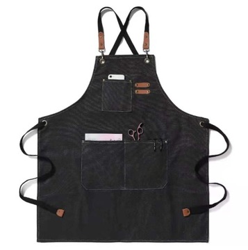 МУЖСКОЙ КУХОННЫЙ ФАРТУК БАРИСТА СТРОНГ ОФИЦИАНТЫ БАРМЕН-ПАРИКМАХЕР