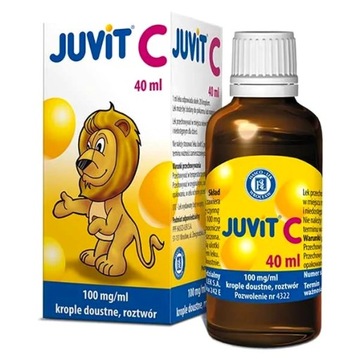 JUVIT C witamina C w kroplach dla dzieci 40 ml