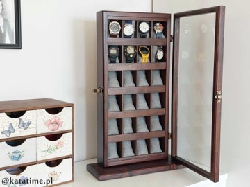 ДЕРЕВЯННАЯ КОРОБКА ДЛЯ 24 ЧАСОВ РУЧНОЙ РАБОТЫ