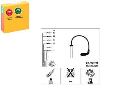 NGK PŘÍVODY ZAPALOVACÍ DAEWOO REZZO 1.8 00-