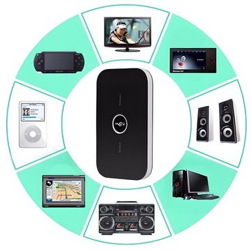 АДАПТЕР ПЕРЕДАТЧИКА BLUETOOTH ПРИЕМНИК + ПЕРЕДАТЧИК прямоугольный с пометкой