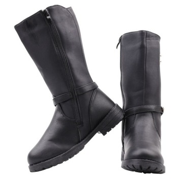 УТЕПЛЕННЫЕ БОТИНКИ ДЛЯ ДЕВОЧЕК НА ПЛАТФОРМЕ, НА МОЛНИИ, ТЕПЛЫЕ СНЕЖНЫЕ БОТИНКИ, ЧЕРНЫЕ