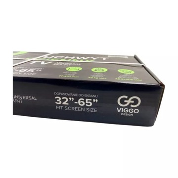 КРЕПЛЕНИЕ ДЛЯ ТВ VIGGO DESIGN WML-5535-F 23–65 ДЮЙМОВ