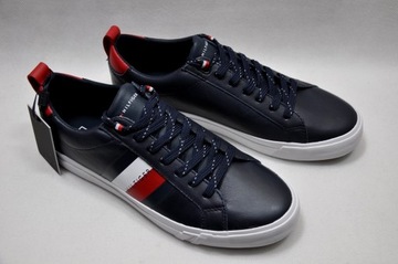 TOMMY HILFIGER SNEAKERS Flag Detal Leather R 44