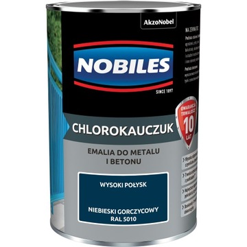 NOBILES Chlorokauczuk NIEBIESKI GORCZYCOWY 0,9L