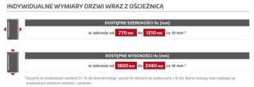 Наружная дверь Horn Thermo Erkado Passive 90 см с правым нагревом