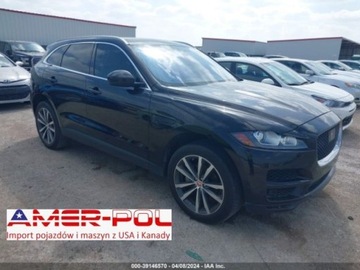 Jaguar F-Pace SUV 2.0 i4 250KM 2019 Jaguar F-Pace 2019, 25T PRESTIGE, 2.0, od ubezpieczalni 2.0 Benzyna 250KM