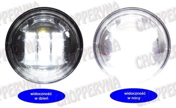 Светодиодные боковые фонари 4,5-дюймовые мотоциклетные галогенные лампы