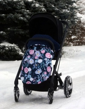 Водонепроницаемый, утепленный чехол на ножки коляски - плед - полуспальник ЦВЕТА