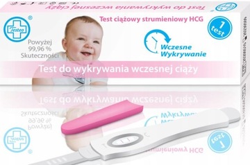 TEST CIĄŻOWY STRUMIENIOWY WCZESNA CIĄŻA ULTRACZUŁY