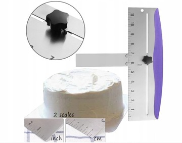 Adjustable Cake Scraper Baking Crisp Corners Cakes