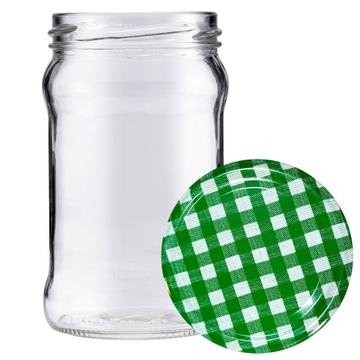Słoik na dżem miód Poj. 320 ml 12 sztuk + zakrętki