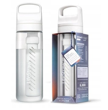 Butelka Filtrująca Bidon na Wodę LifeStraw Go 2.0 0.65L 650ml Przeźroczysty