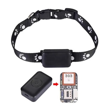 Lokalizator GPS dla kotów Mini 4G lokalizator GPS wodoodporna obroża~6239