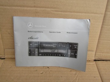 8 MERCEDES W210 W202 W124 RADIO BECKER INSTRUKCJA