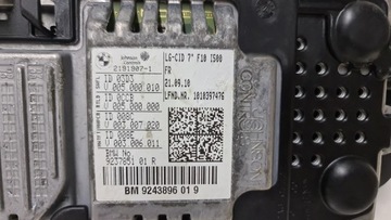 ДИСПЛЕЙ НАВИГАЦИОННОГО ЭКРАНА BMW F10 F11 9243896