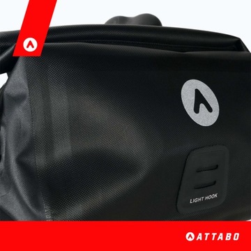 ATTABO САНИТАРНАЯ ВЕЛОСИПЕДНАЯ СУМКА НА РУЛЬ, НАБОР ИЗ 2 ШТ.