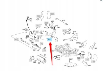 PLAST SEDADLA W211 MERCEDES E CLASA