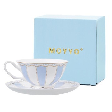 Pink Ceramic Coffee Tea Cup with Saucer Bone China