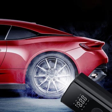 ЭЛЕКТРИЧЕСКИЙ НАСОС АВТОКОМПРЕССОР АККУМУЛЯТОР СВЕТОДИОДНЫЙ ЖК-дисплей