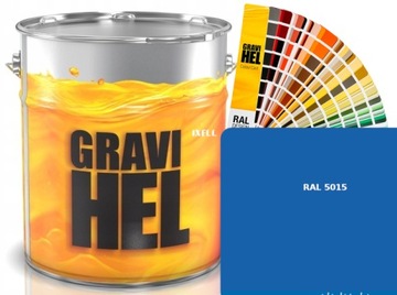 RAL 5015 niebieski średni BAZOWY GRAVIHEL niemetaliczny 1 litr 338