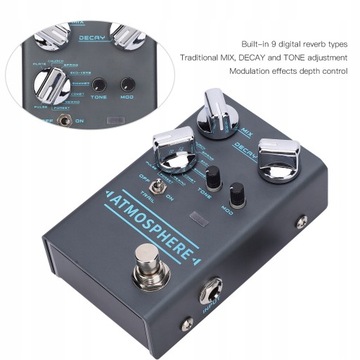 JOYO R-14 ATMOSPHERE GUITAR EFFECTOR 9 ЦИФРОВАЯ ПЕДАЛЬ ГИТАРЫ ЭФФЕКТОВ