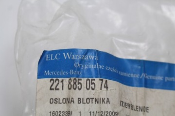 LIŠTA NA NÁRAZNÍK MERCEDES W221 2218850574