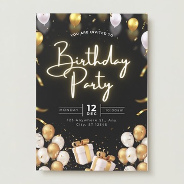 ZAPROSZENIE dowolna okazja + elegancka koperta