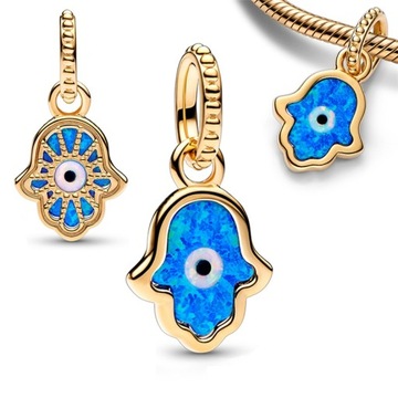 Charms RĘKA FATIMY do bransolet SREBRO C322