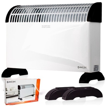 GRZEJNIK KONWEKTOROWY ELEKTRYCZNY TERMOSTAT ENERGOSZCZĘDNY 2000W CH2500DW
