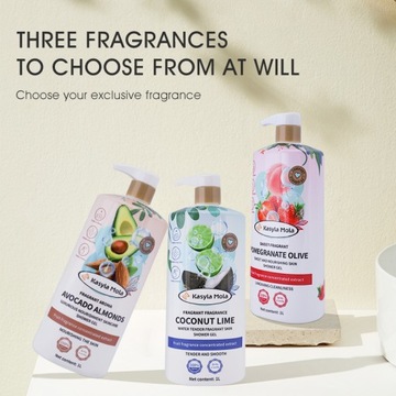 Świeżo pachnący żel pod prysznic łagodzący i nawilżający skórę