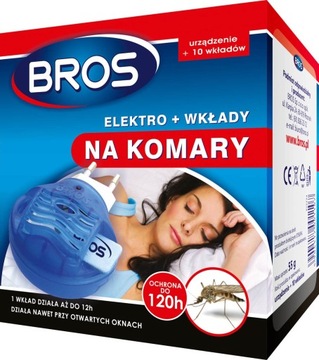 Bros Elektro + 10 Wkładów Na Komary – elektrofumigator