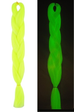 WŁOSY SYNTETYCZNE ŚWIECĄCE W CIEMNOŚCI FL.002