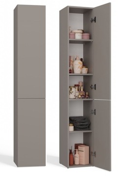 SZAFKA ŁAZIENKOWA REGAŁ SŁUPEK NEL II GLINA MATOWY