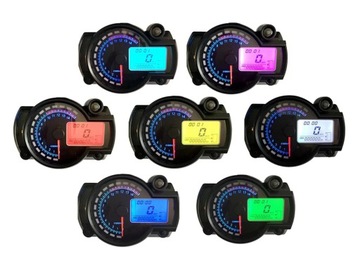 УНИВЕРСАЛЬНЫЙ ЦИФРОВОЙ МОТОЦИКЛЬНЫЙ СЧЕТЧИК QUAD LCD